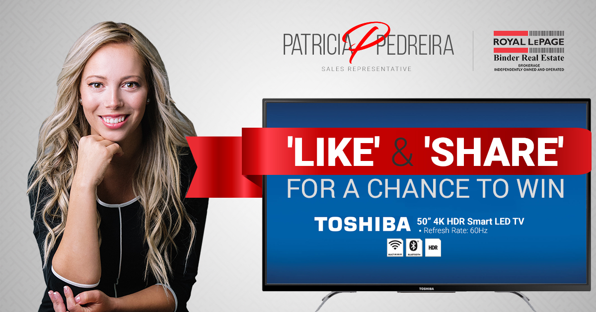 'LIKE' & 'SHARE' For a Chance to Win a 50" 4K TV!